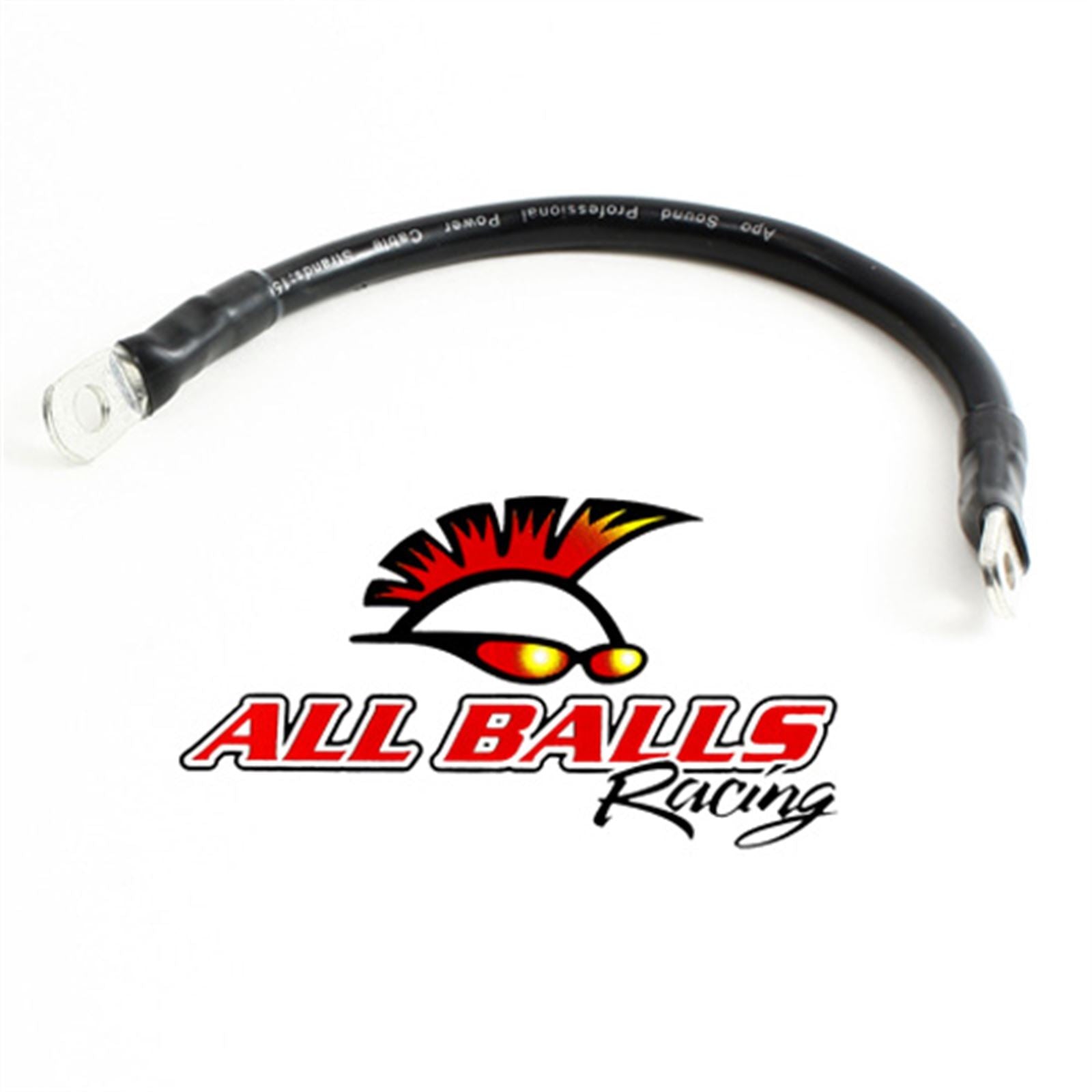 All Balls Battery Cable Black 10" 78-110-1_554700