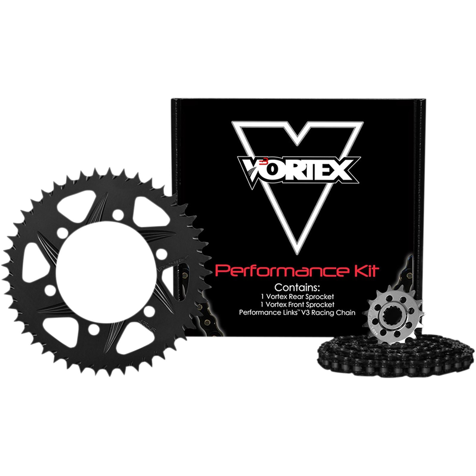 Vortex Sprocket/Chain Kit Black CK4259_492547