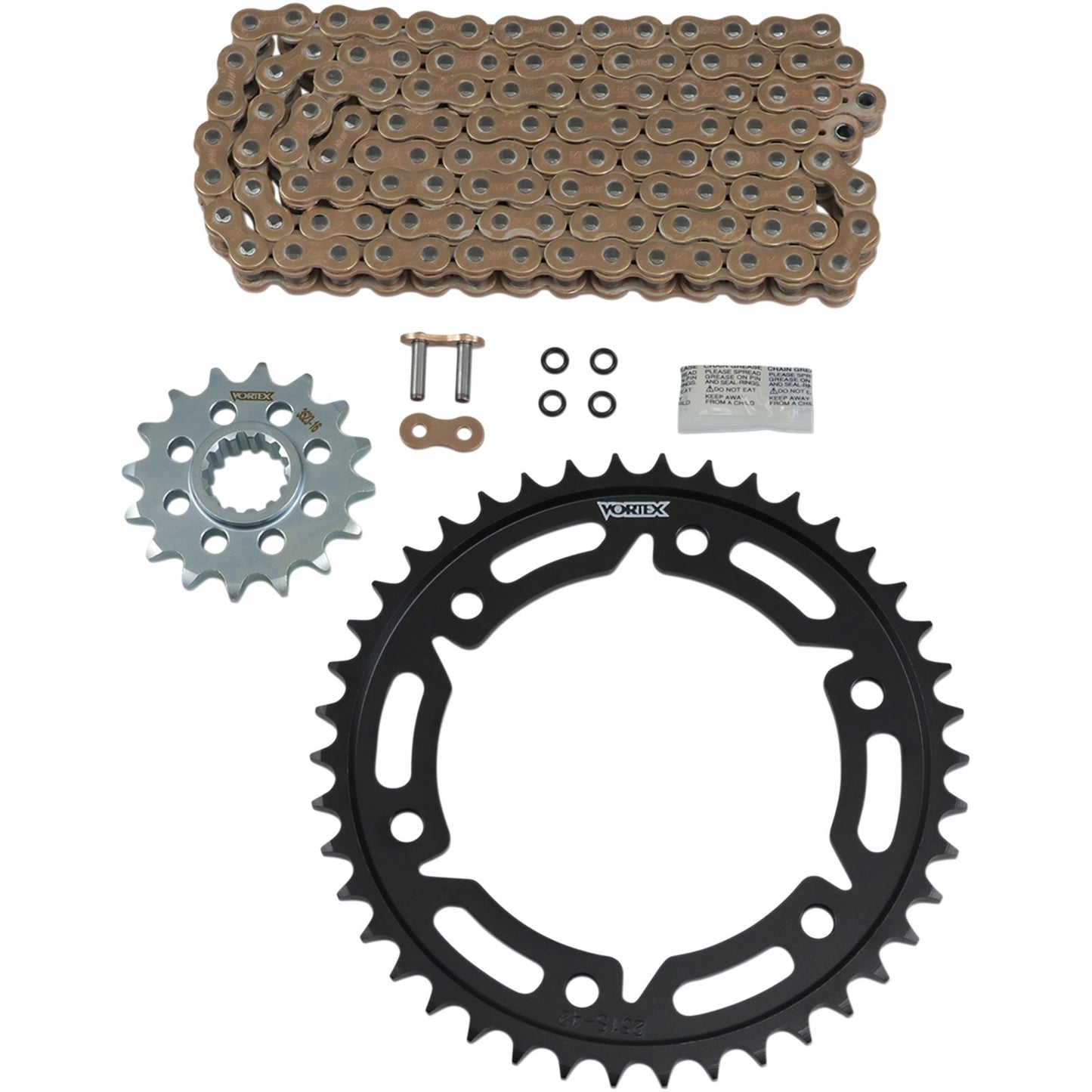Vortex Sprocket/Chain Kit Gold CKG2152_492599