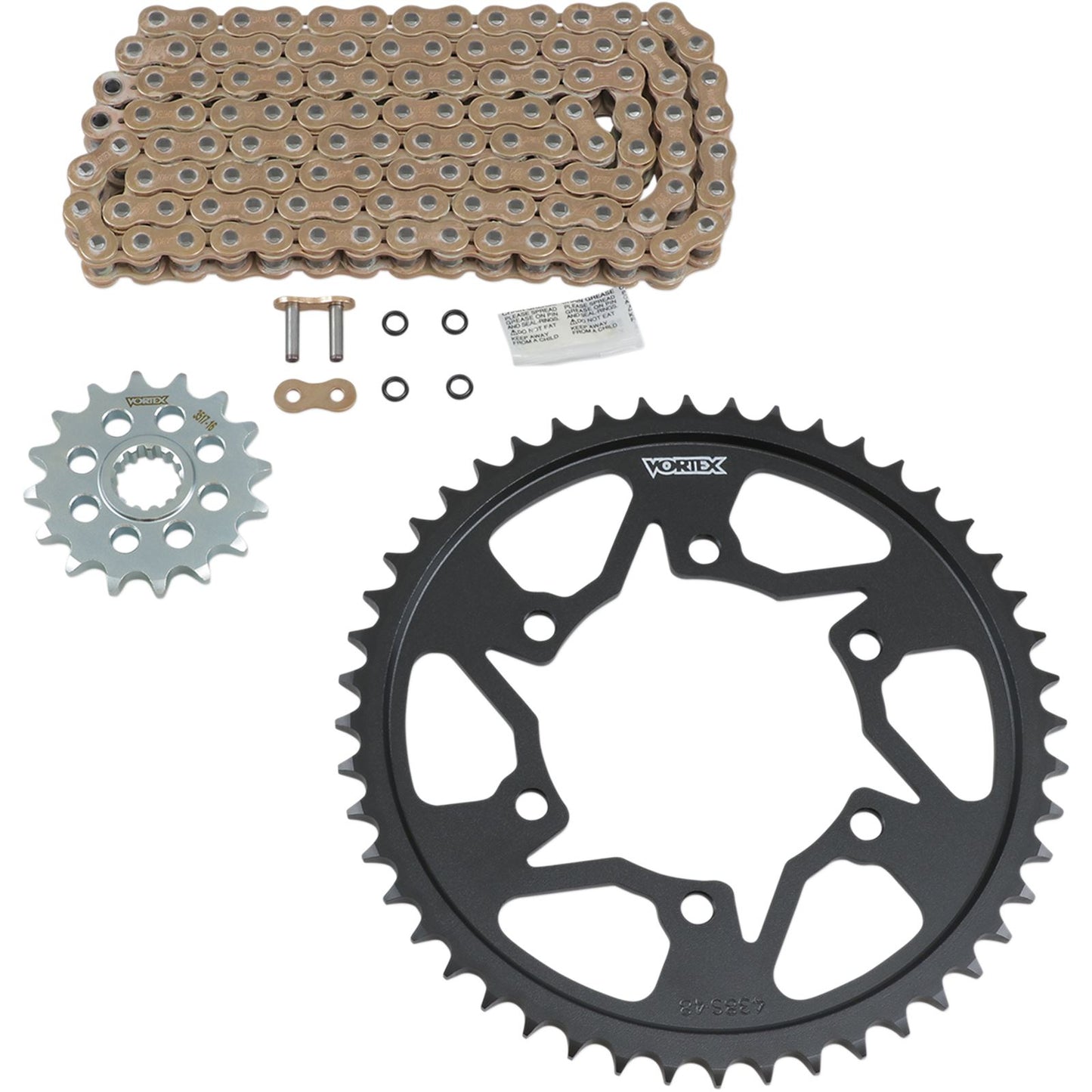 Vortex Sprocket/Chain Kit Gold CKG6128_492606