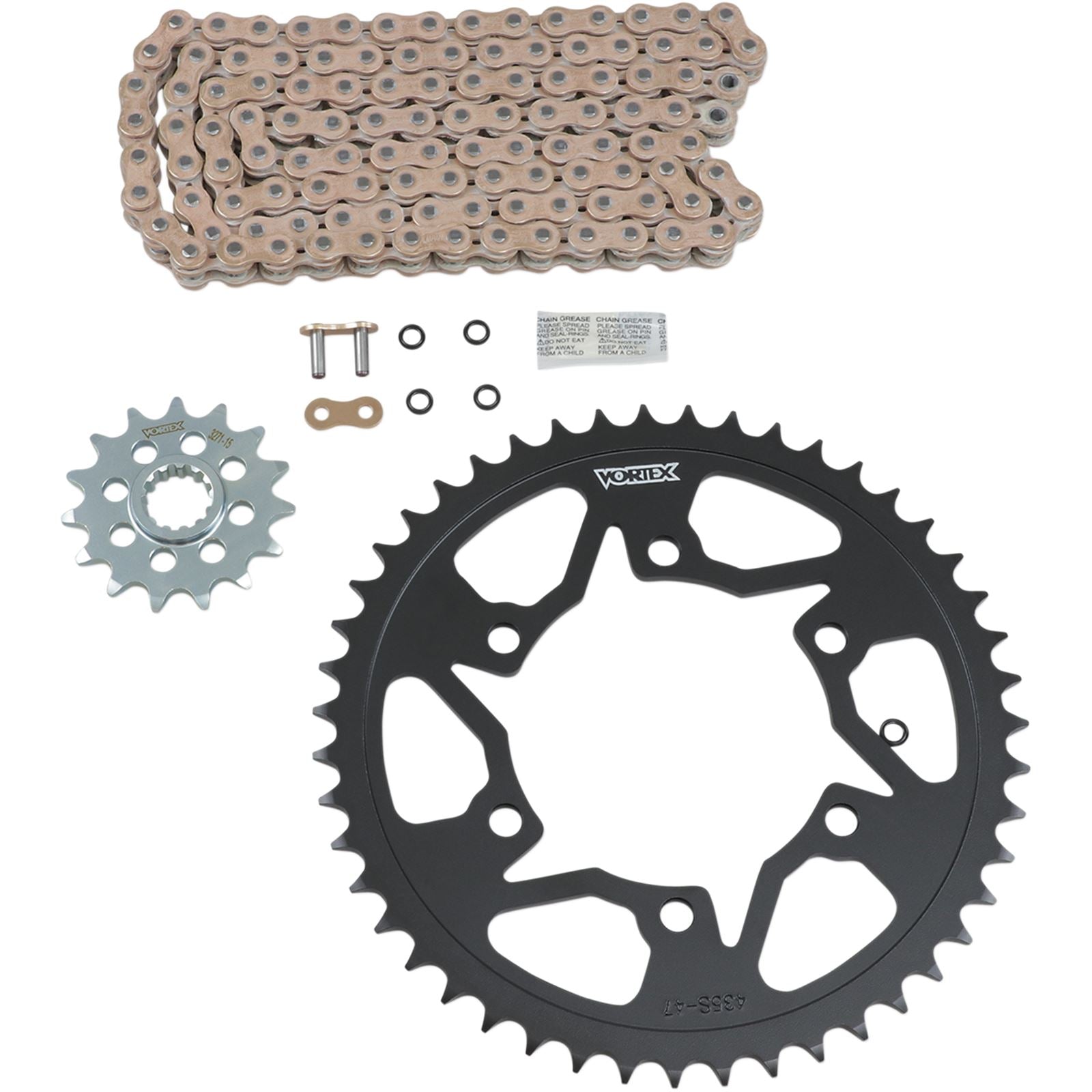 Vortex Sprocket/Chain Kit Gold CKG6316_492608