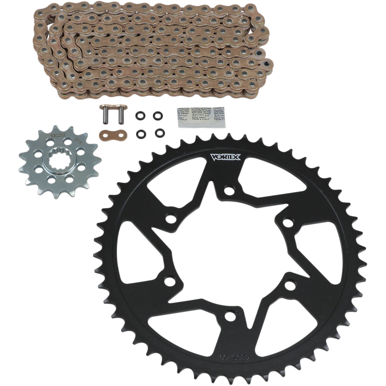 Vortex Sprocket/Chain Kit Gold CKG6317_492607
