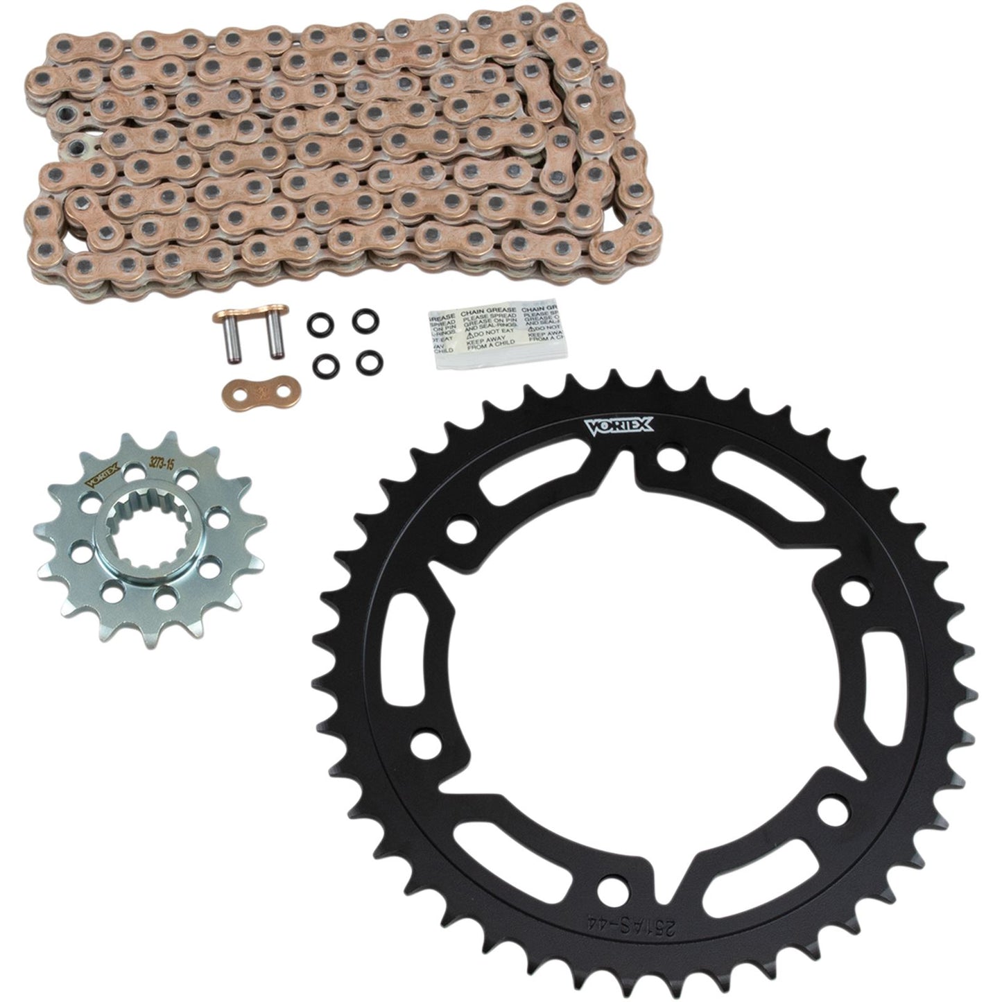 Vortex Sprocket/Chain Kit Gold CKG6343_492598
