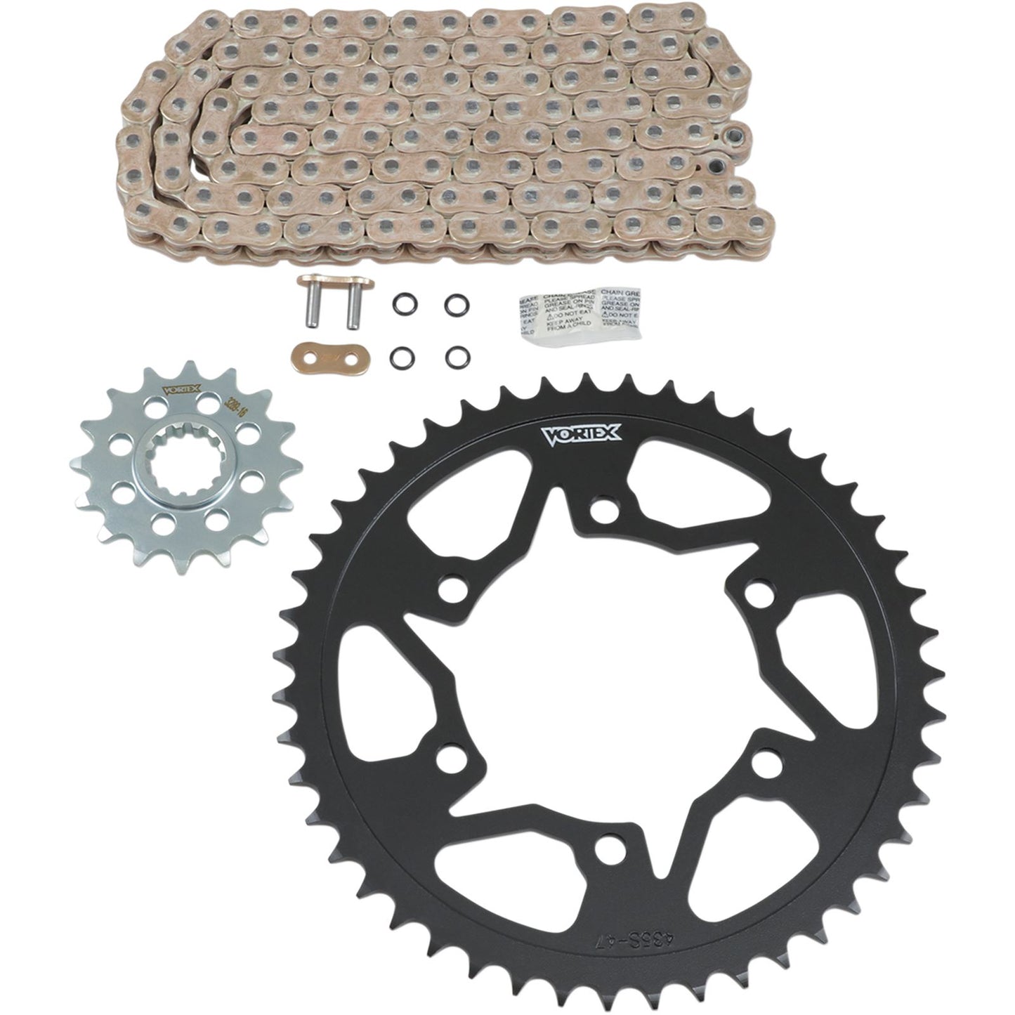 Vortex Sprocket/Chain Kit Gold CKG6362_492611