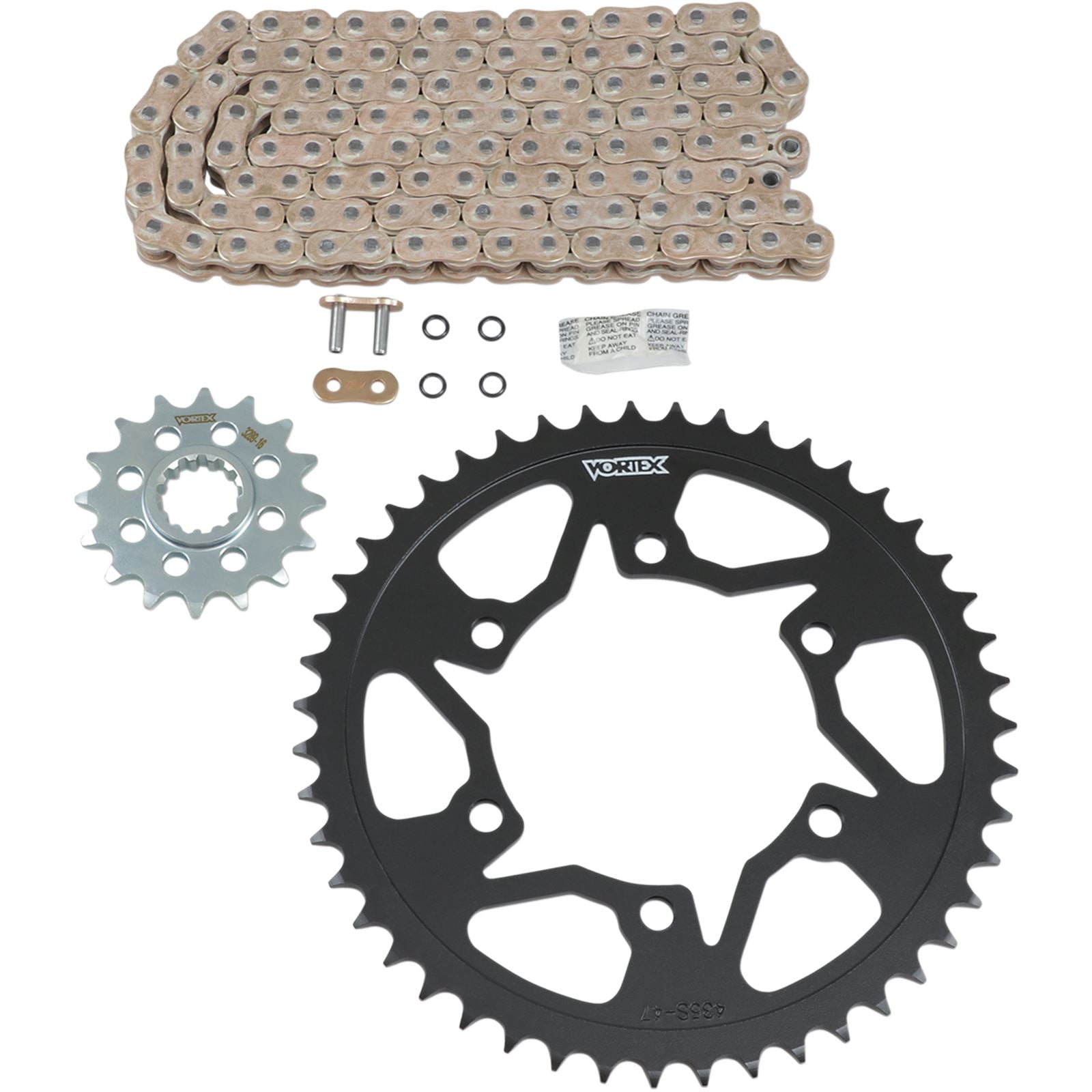 Vortex Sprocket/Chain Kit Gold CKG6362_492611
