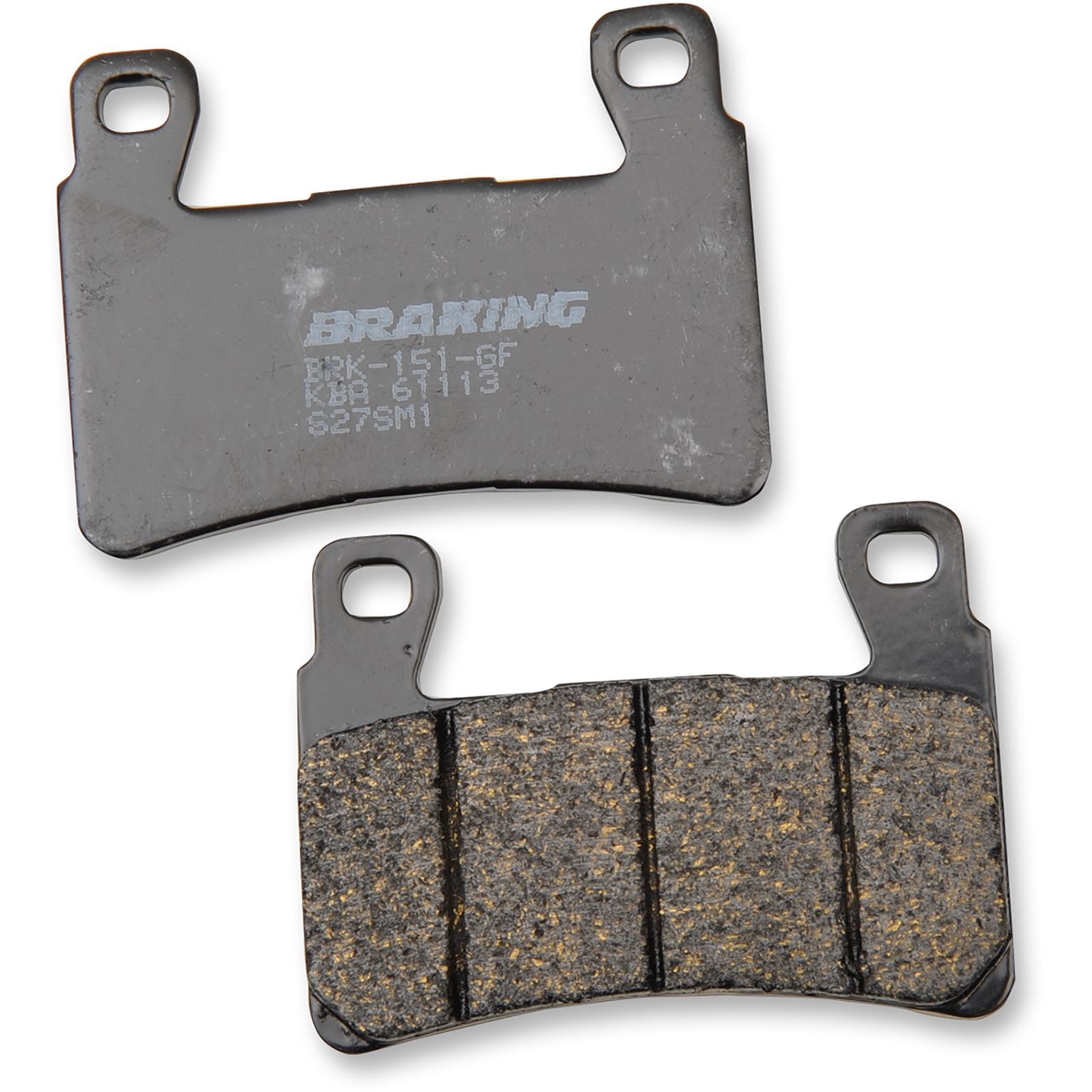 Braking Brake Pad Set Semi-Metallic [MPN: 827SM1]_355745