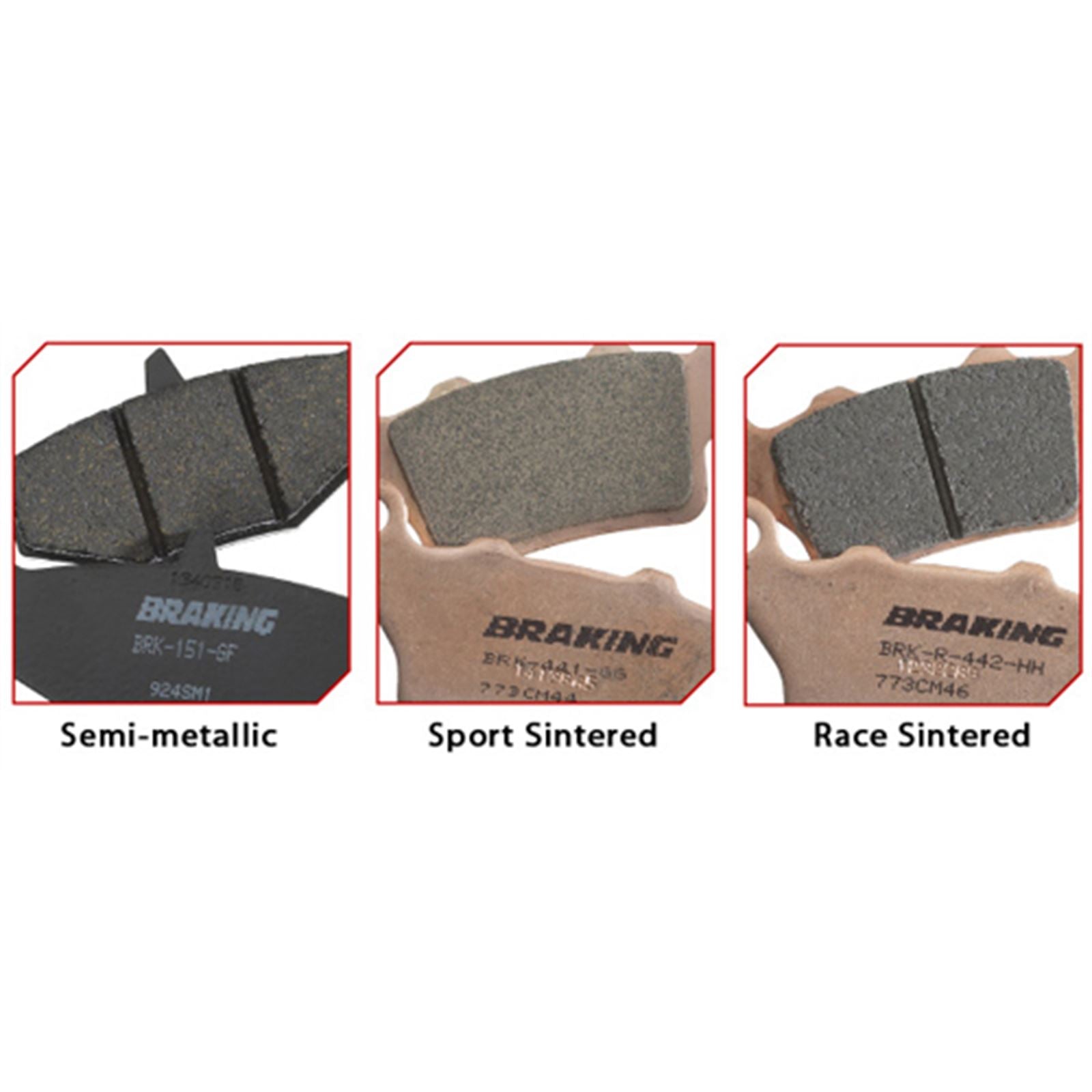 Braking Brake Pad Set Sintered SpoRight [MPN: 828CM56]_23408