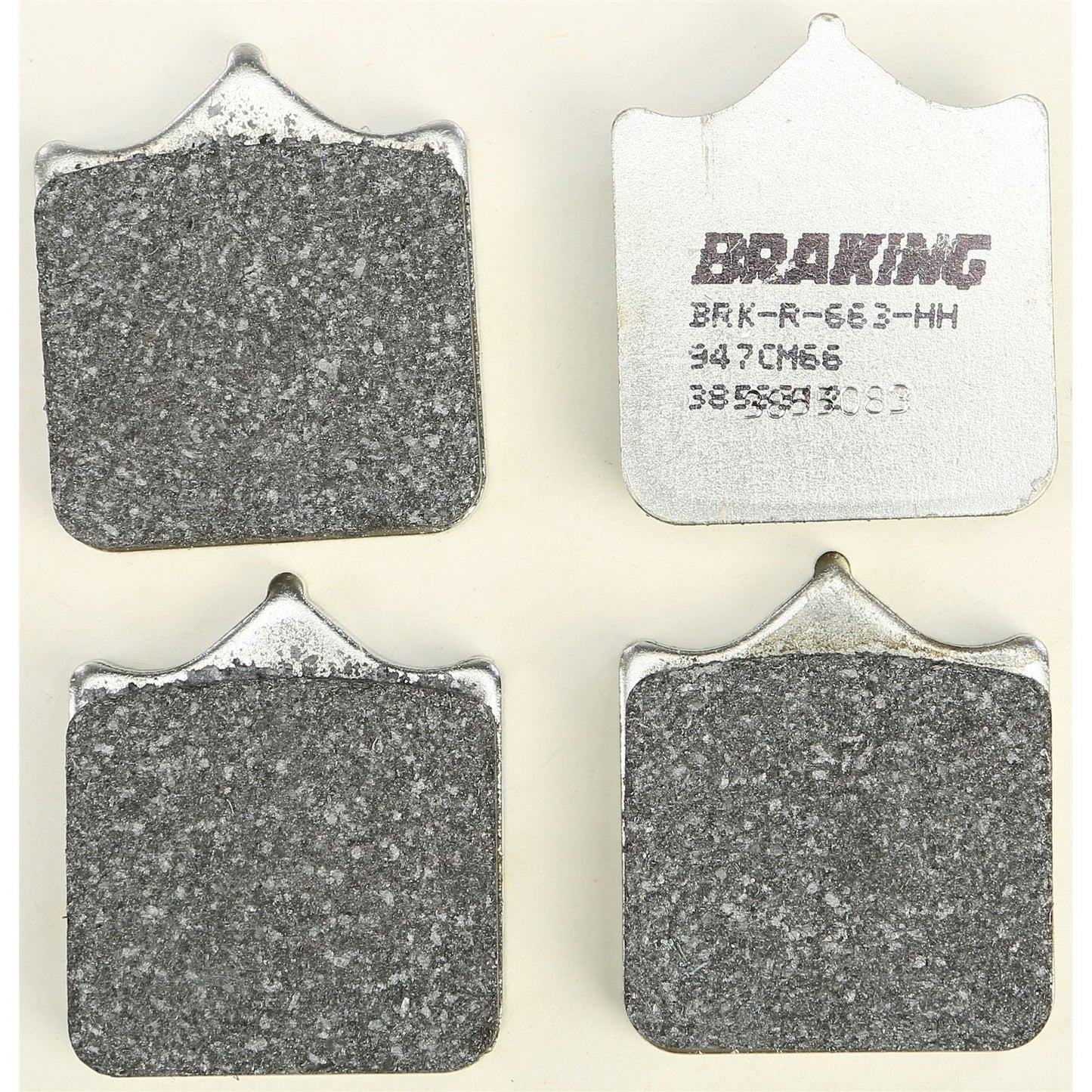 Braking Brake Pad Set Sintered High Performance [MPN: 947CM66]_23431