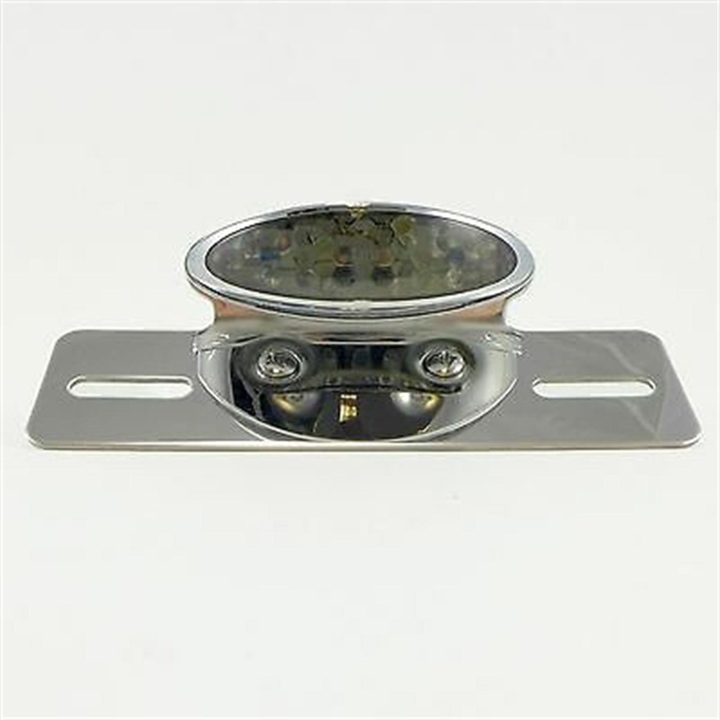 2FastMoto Moped Scooter Rear Smoked LED Brake/Tail Light License Plate Bracket 060-049_651291