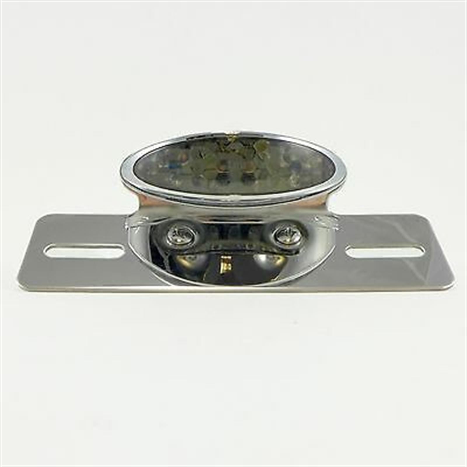 2FastMoto Moped Scooter Rear Smoked LED Brake/Tail Light License Plate Bracket 060-049_651291