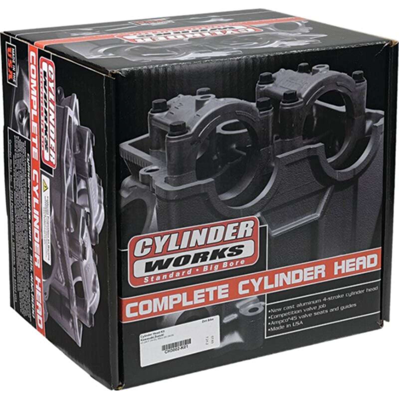 Cylinder Works Replacement Cylinder Head KX250F '04-05 RMZ250 '04-06 [MPN: CH3002-K01]_1617457