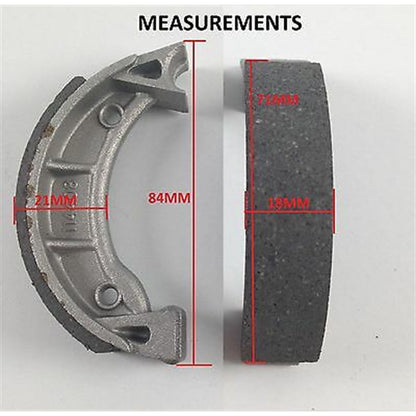 2FastMoto Tomos Brake Shoe Pads 90mm x 18mm  211.071_636654