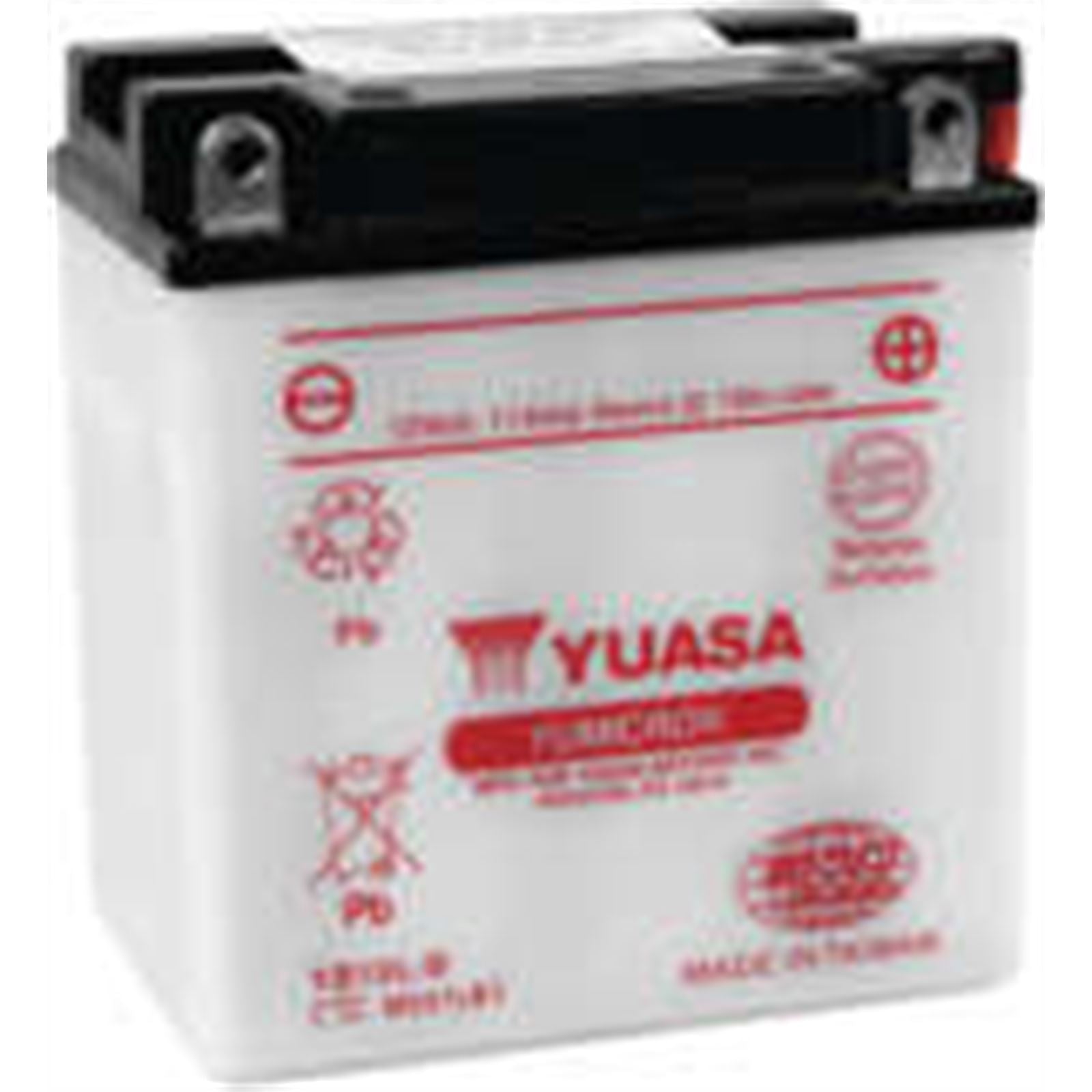 Yuasa Battery YB10L-B Conventional electrolyte Sold Separately YUAM221LB_25398