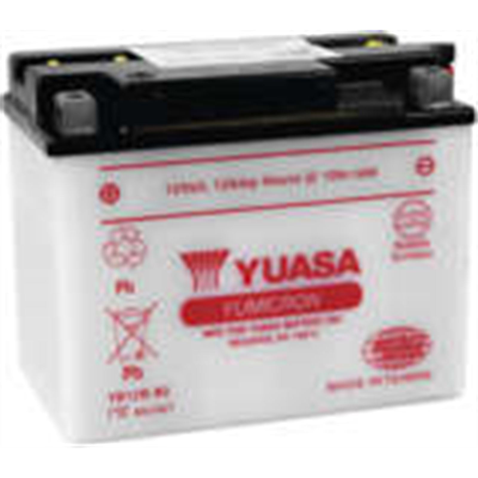Yuasa Battery YB12B-B2 Conventional electrolyte Sold Separately YUAM221B2_25402