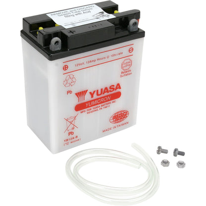 Yuasa Battery YB12A-B Conventional electrolyte Sold Separately YUAM222AB_501478
