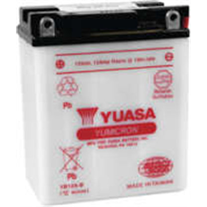 Yuasa Battery YB12A-B Conventional electrolyte Sold Separately YUAM222AB_25406