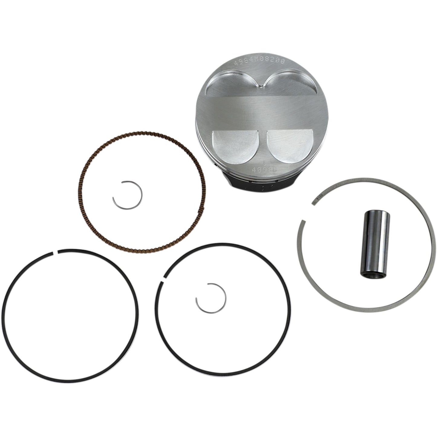 Wiseco - Powersports Piston M08200 (13.5: COMP) 276CC Big Bore Replacement 4984M08200_494995