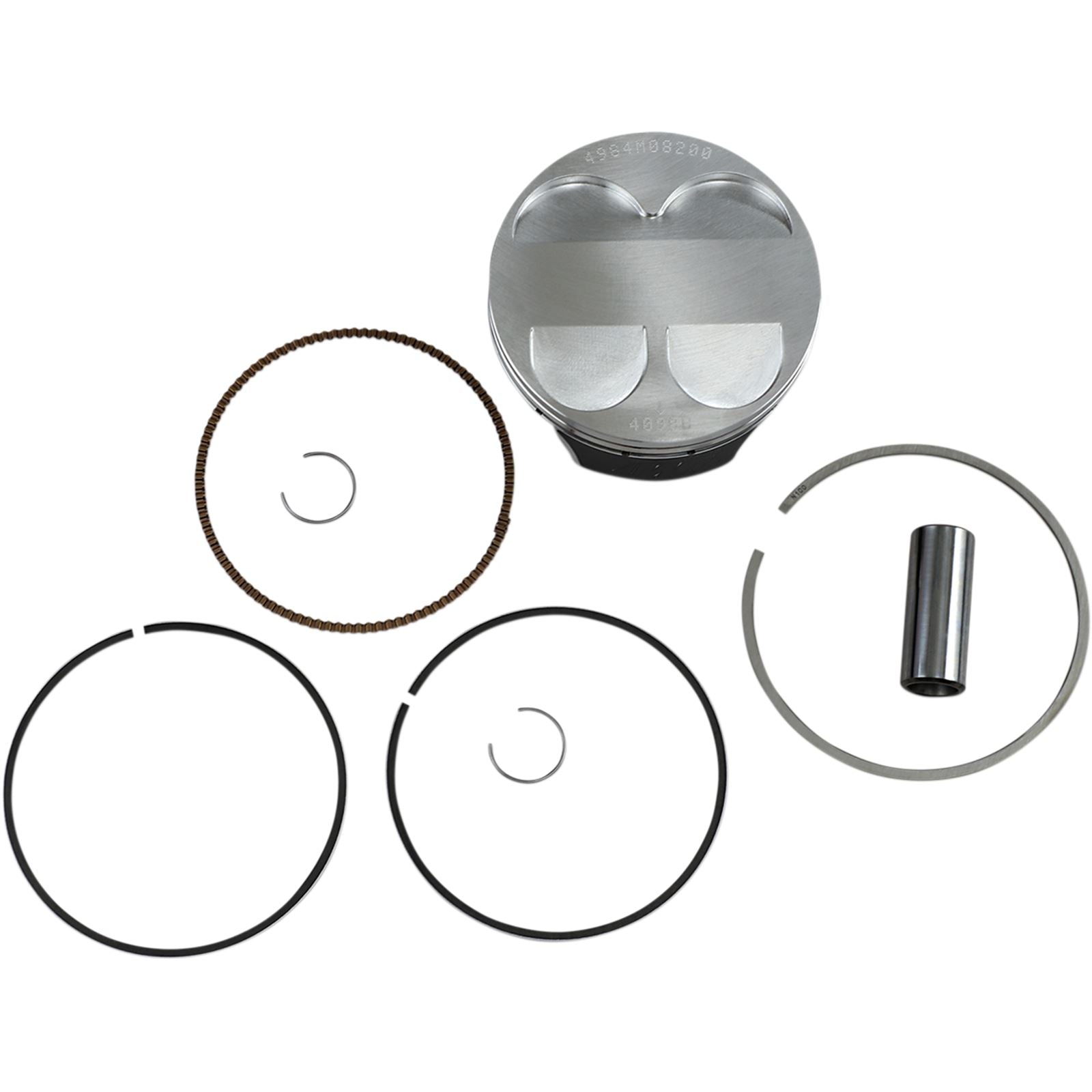 Wiseco - Powersports Piston M08200 (13.5: COMP) 276CC Big Bore Replacement 4984M08200_494995