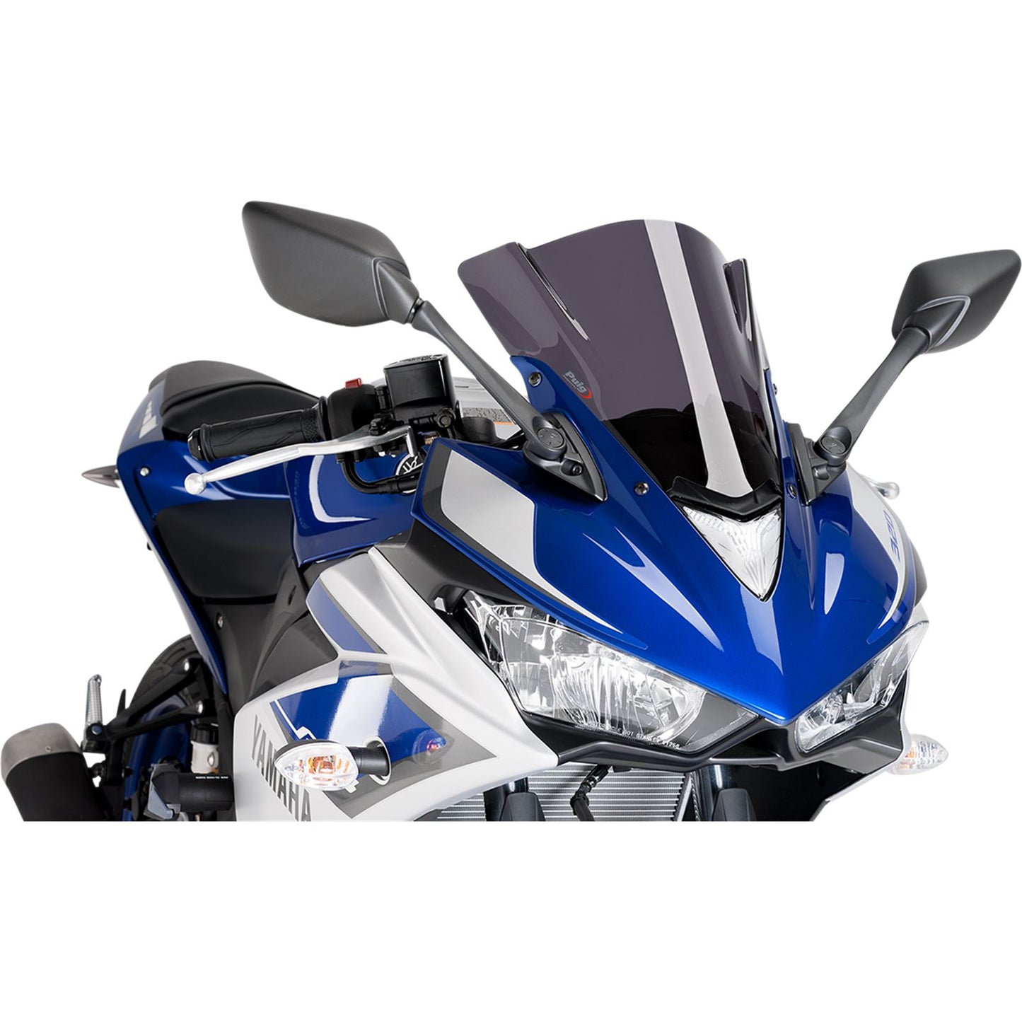Puig Z-Racing Windscreen - Dark Smoke for Yamaha [MPN: 7649F]_461184