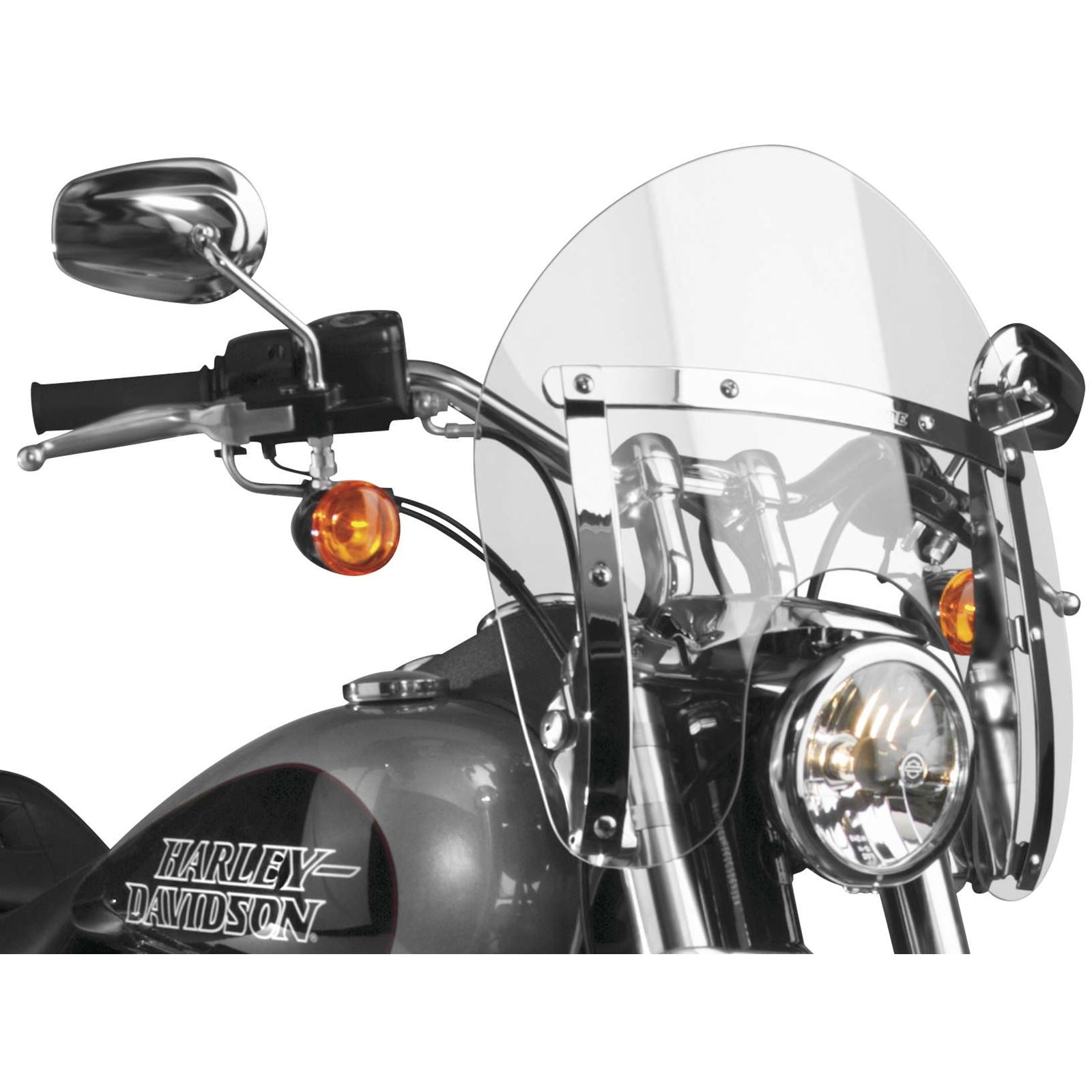 National Cycle Switchblade Shorty Clear H-D Narrow 49mm Fork N21731_26955