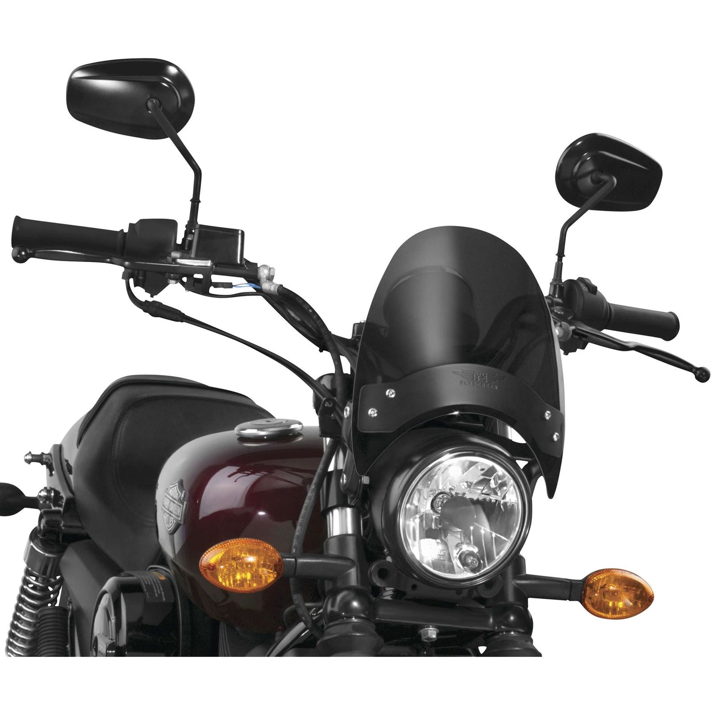 National Cycle Flyscreen Windscreen Dark Smoke Black Hardware N2531-002_26974