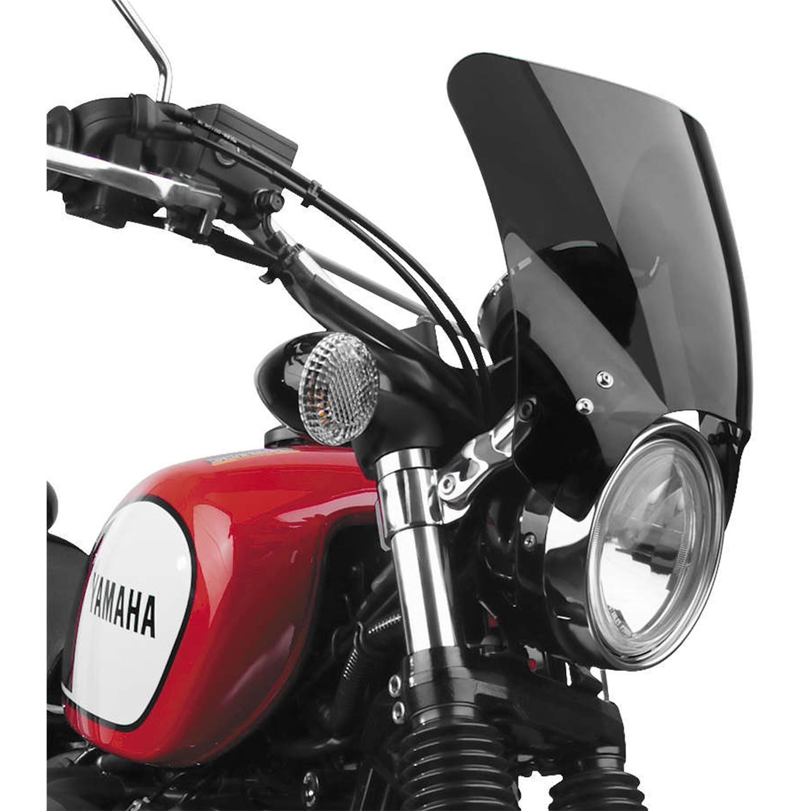 National Cycle Mohawk Windshield Dark Tint Chrome Hardware Up to 43mm OD N2831-001_26993