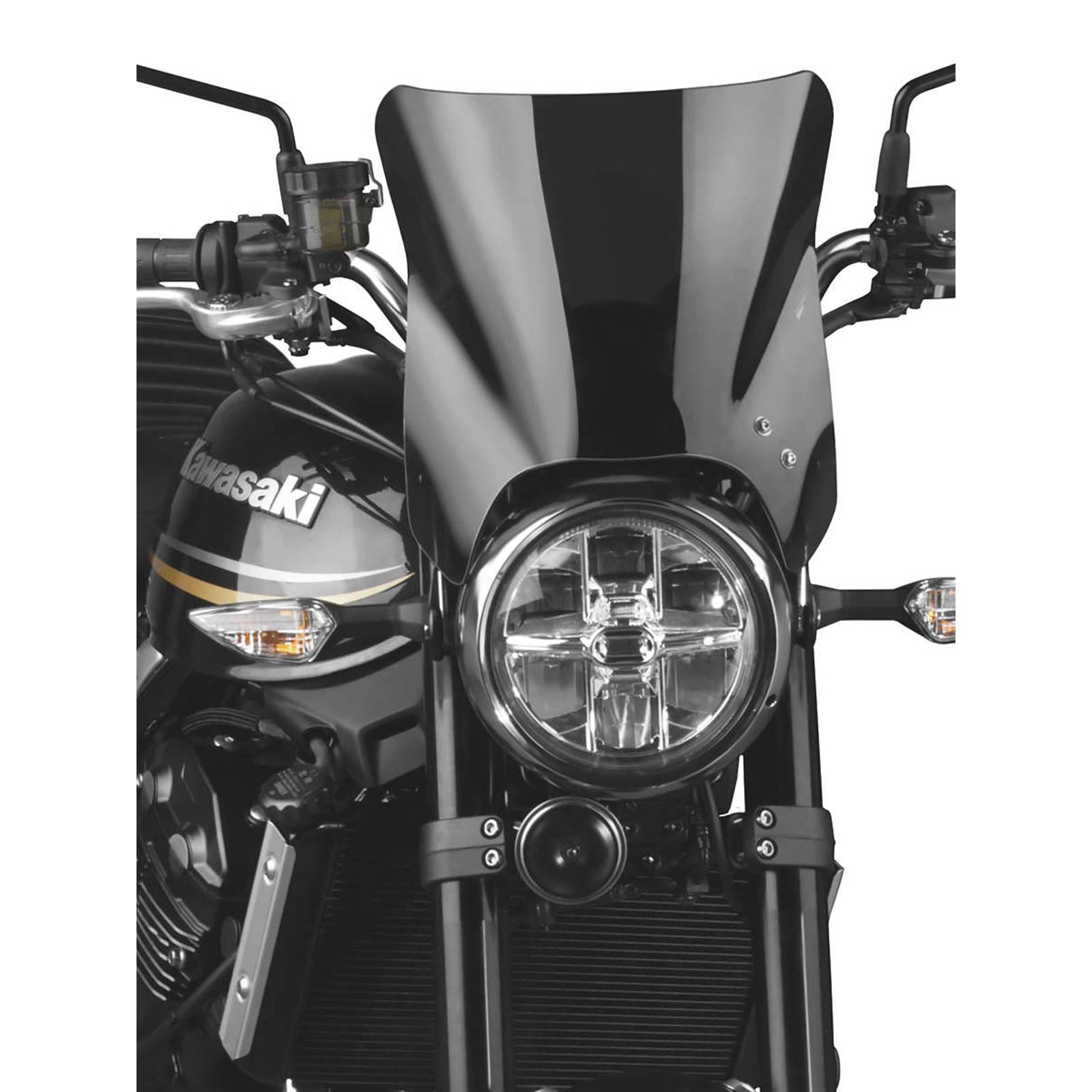 National Cycle Mohawk Windshield Dark Tint Chrome Hardware N2844-001_27021