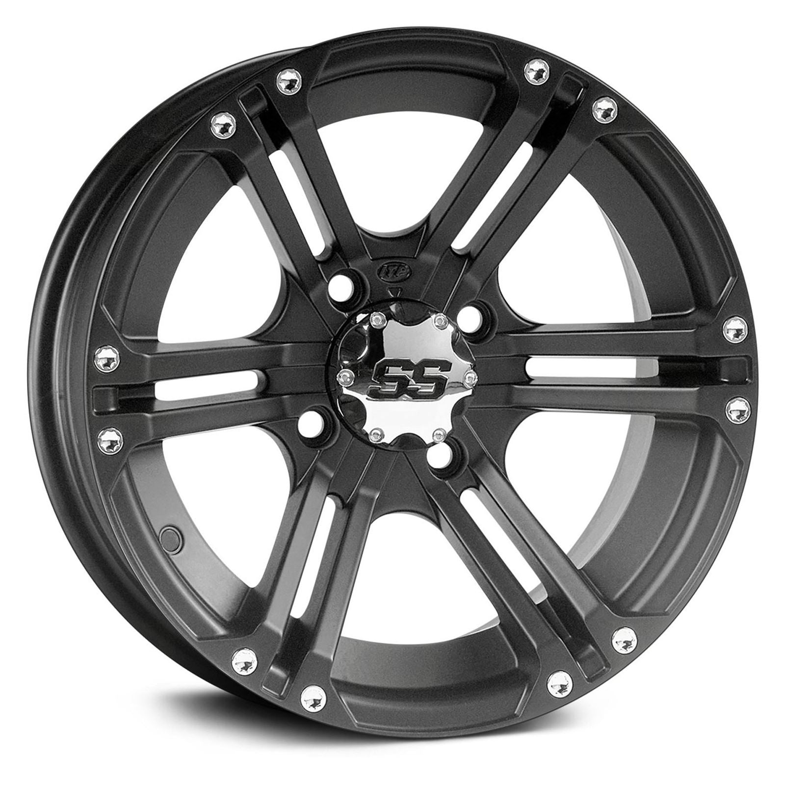 ITP SS212 Black Wheel 12x7 4/137 12mm 5+2 1222231536B_555347