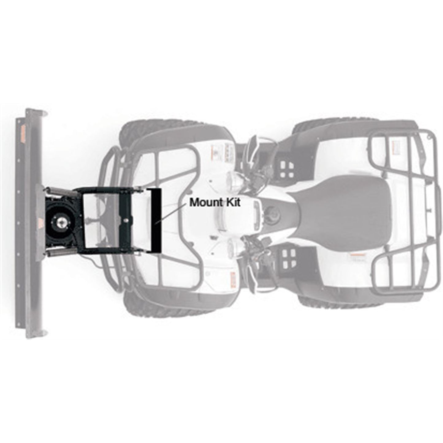 Warn ProVantage Side-by-Side Plow Mount Kit for Kawasaki [MPN: 96990]_28039