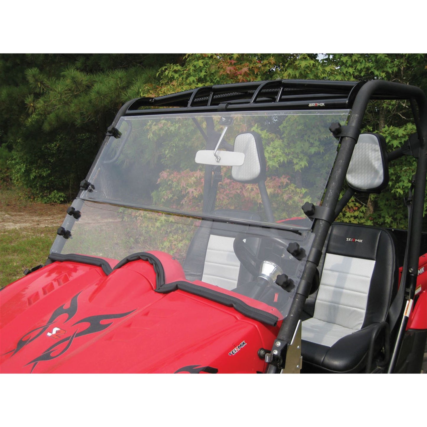 Seizmik Versa-Fold Windshield - Polycarbonate - Ranger 24003_28248
