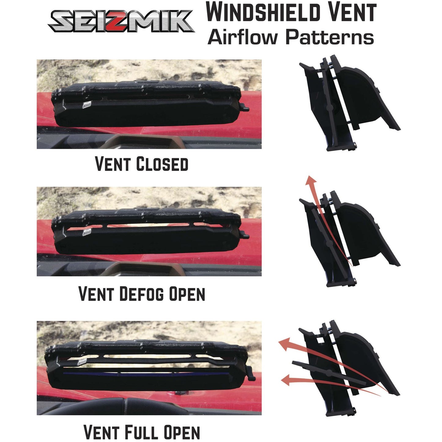 Seizmik Versa-Vent Acrylic Windshield 25019_28264