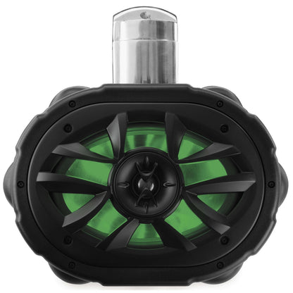 Boss Audio 600W 6"x9" RGB Speaker Led Black with 4-Way Cage Mount - 1-Piece MRWT69RGB_28457