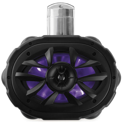 Boss Audio 600W 6"x9" RGB Speaker Led Black with 4-Way Cage Mount - 1-Piece MRWT69RGB_28458