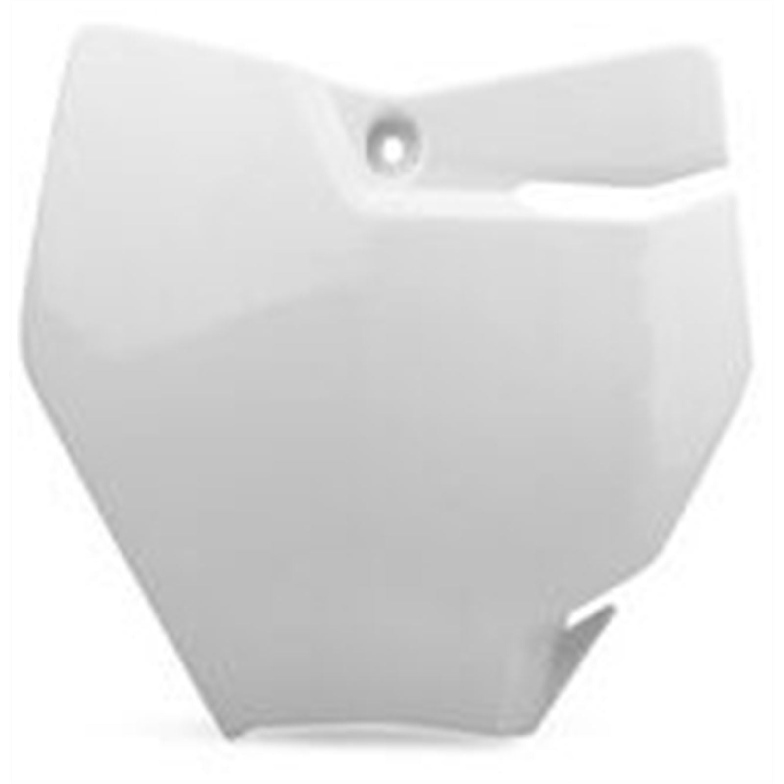 Polisport Front Number Plate - White 8665700001_28596