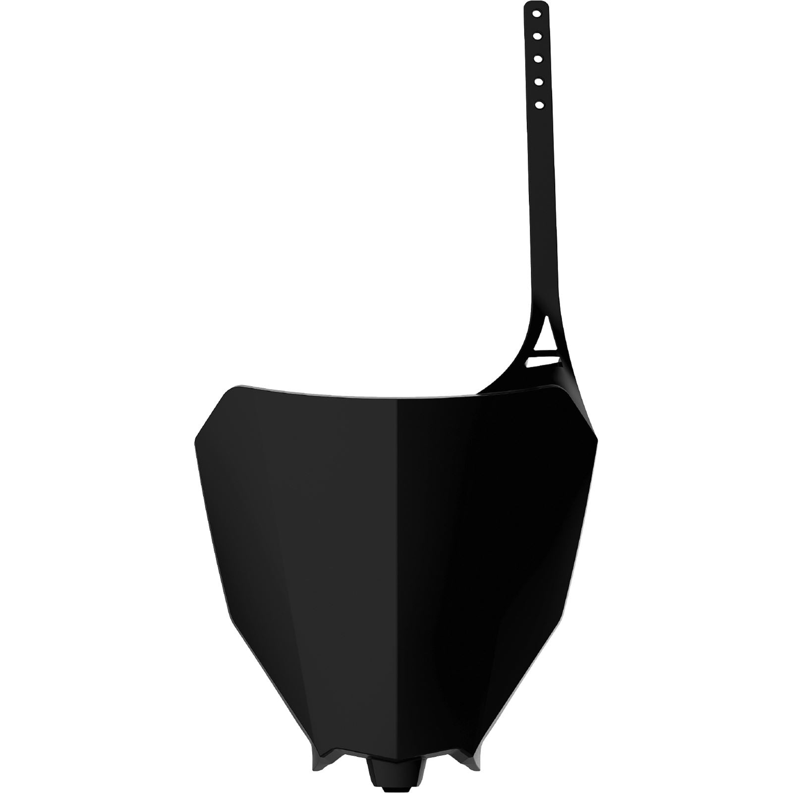 Polisport Front Number Plate - Black 8667200003_28603