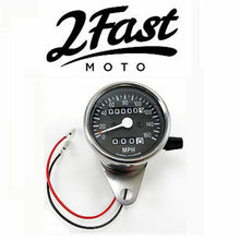 2FastMoto Chrome Speedometer with Trip Odometer for Honda Cafe Racer, CB, CL [MPN: 58-43664]_623722