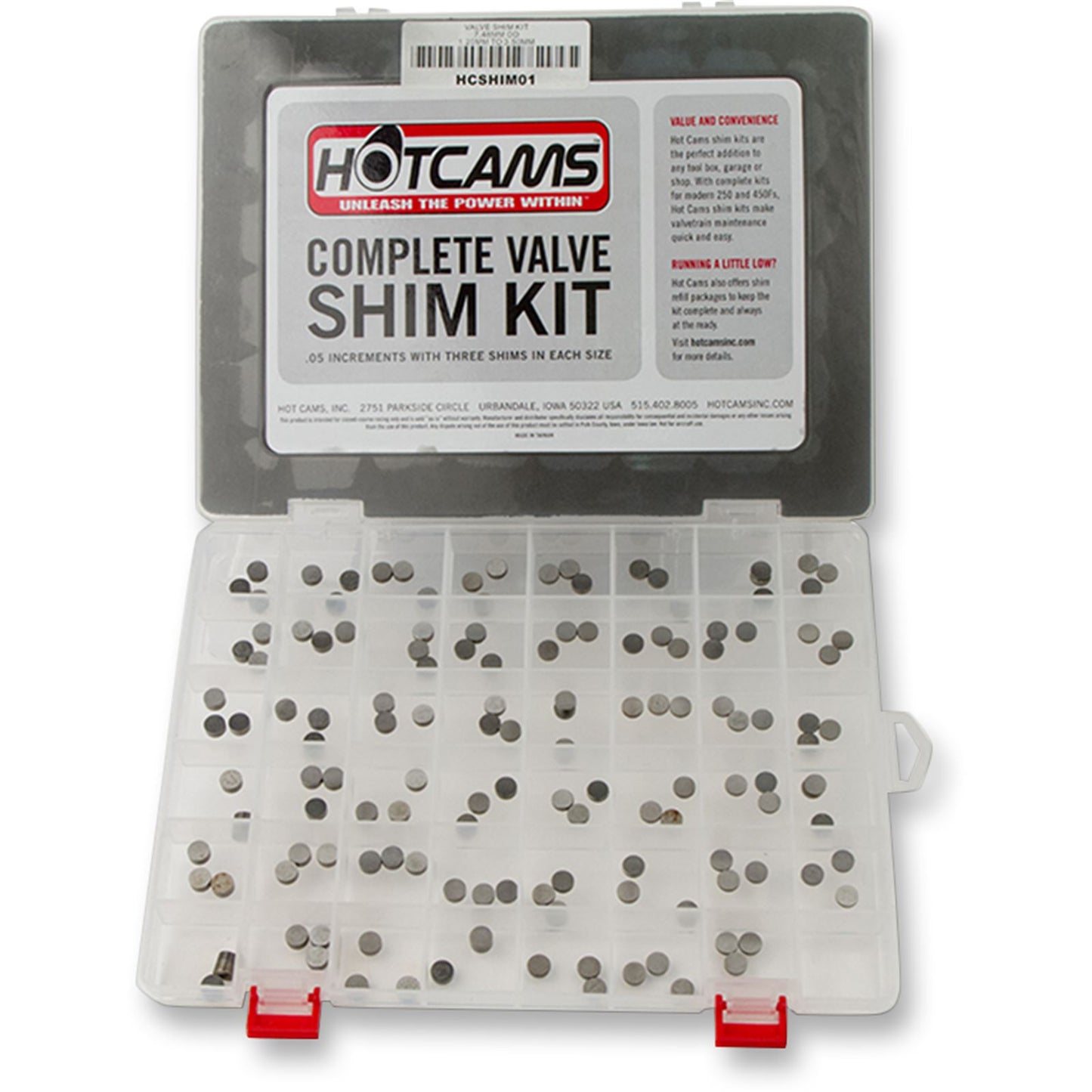 Hot Cams Valve Shims 8.90x2.08mm - 5/Pack 5PK890208_395805