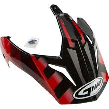 GMax Visor with Screws Trekka GM-11 Black/Red G011050_30560