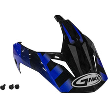 GMax Visor with Screws Trekka GM-11 Black/Blue G011051_30561
