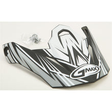 GMax Visor with Screws Raz  MX-86 Matte Silver/White G086014_30597