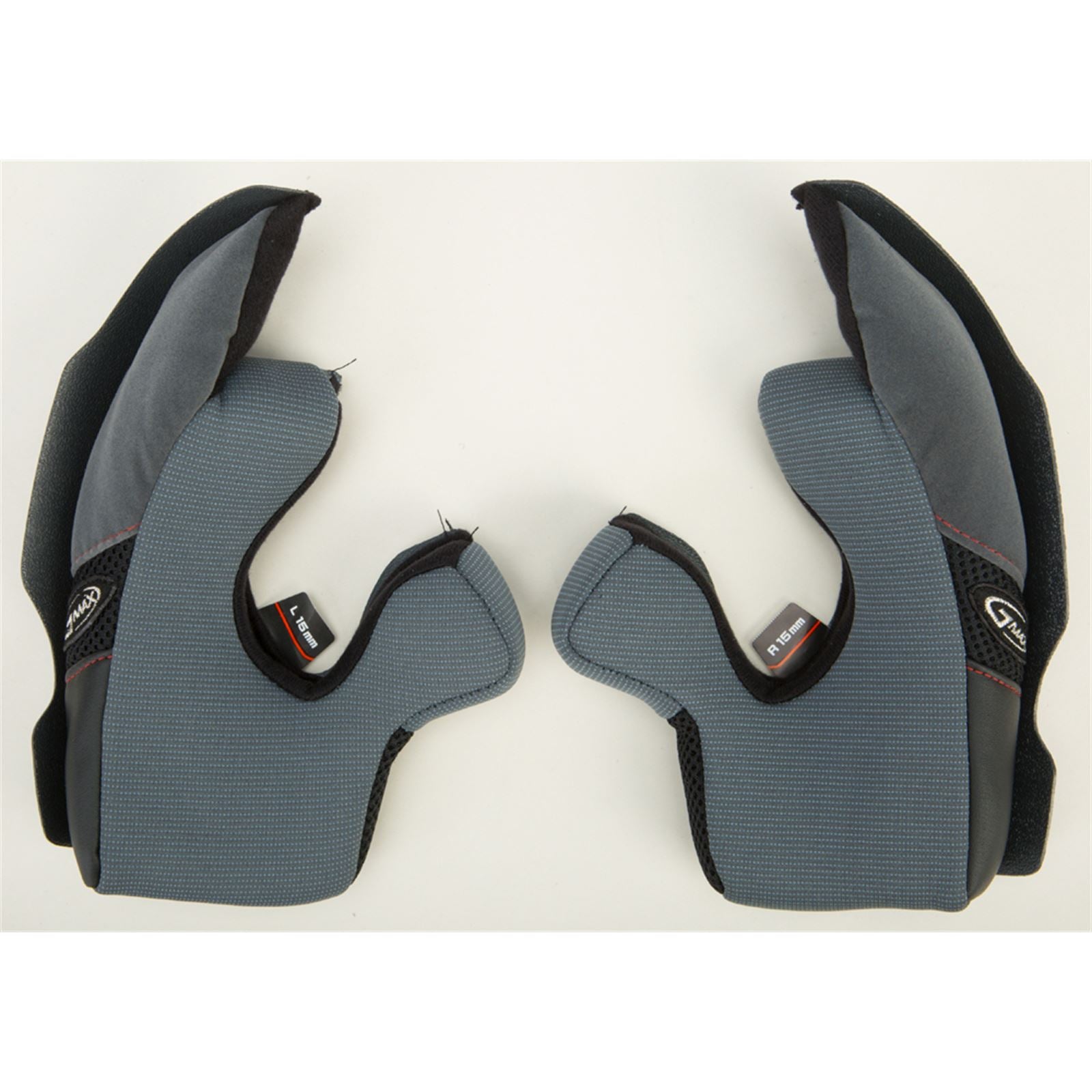GMax Cheek Pads 15mm Large/- X-Large   Stock  MX-86 G086027_30604