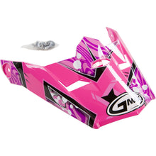 GMax Visor with Screws Hooper MX-46Y Black/Pink/Purple   - YS-YL  G046862_30693