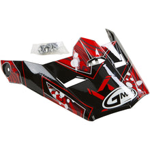 GMax Visor with Screws Hooper MX-46Y Black/Red - YS-YL  G046857_30694