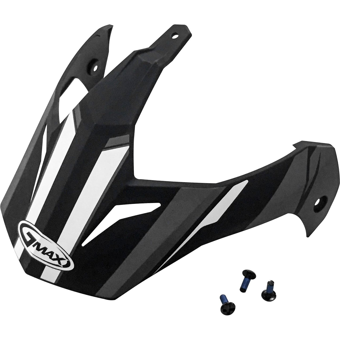 GMax Visor Vertical Matte Black Dark Silver with Screw  GM-11 G011088_606122