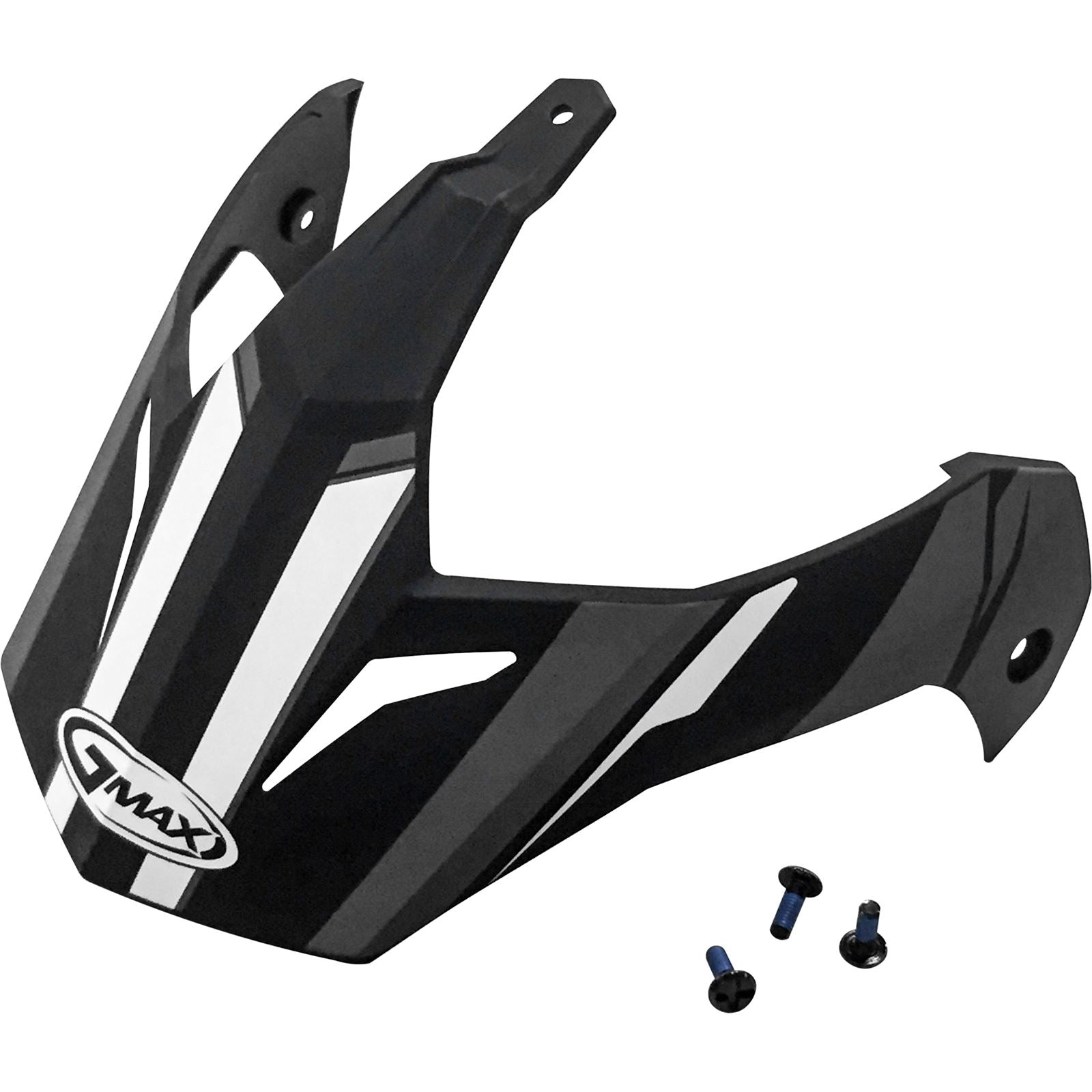 GMax Visor Vertical Matte Black Dark Silver with Screw  GM-11 G011088_606122