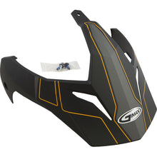 GMax Visor with Screws Expedition Matte Black/Hi-Vis Orange GM-11 G011093_30700