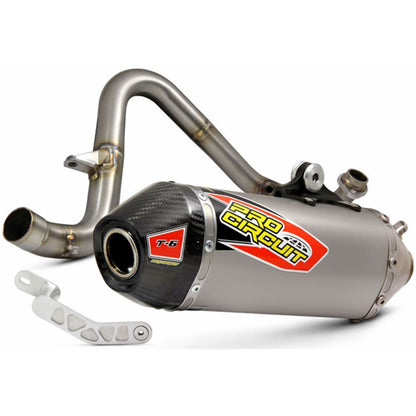 Pro Circuit T-6 Stainless Steel Exhaust System with Carbon Cap [MPN: 0121712G]_32137