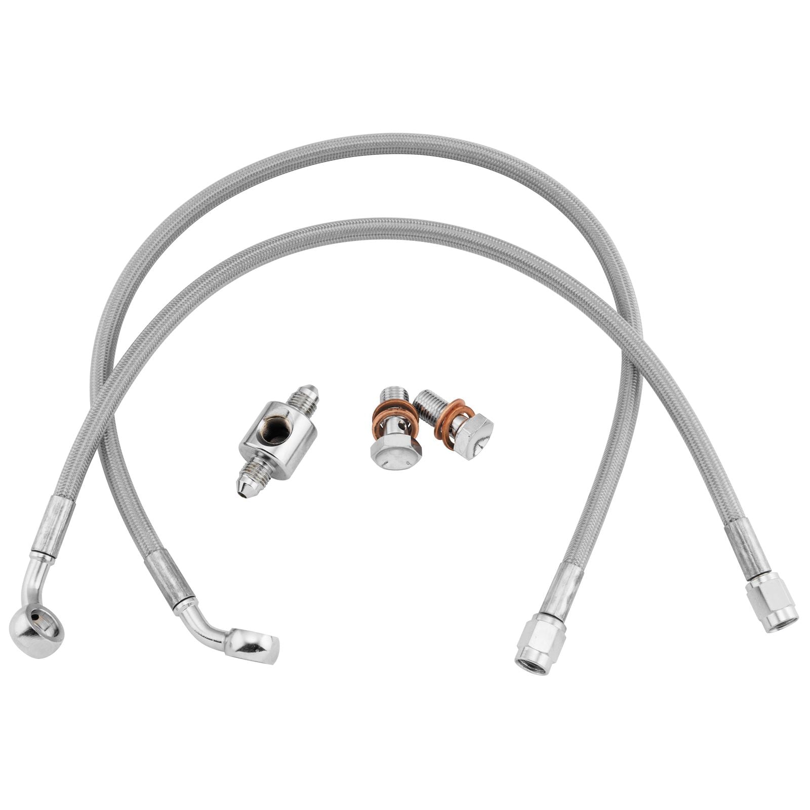 Goodridge Econoline FXST Rear Kit FXSTC/Stainless SteelB/B 87-99 [MPN: HD8240-A]_32272