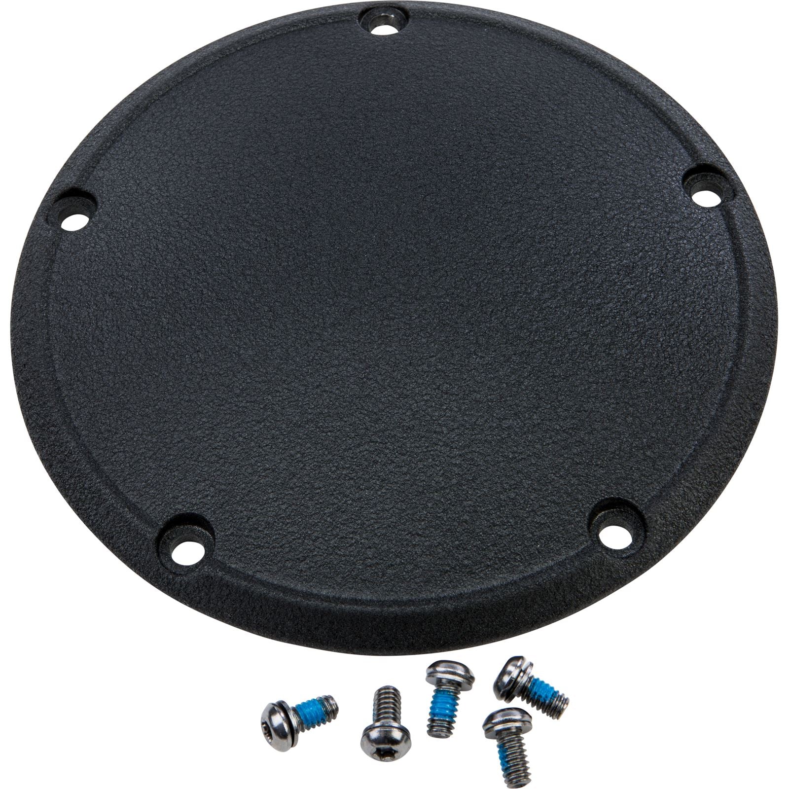 Harddrive 5 Hole Derby Cover Wrinkled Black [MPN: 302701]_32482