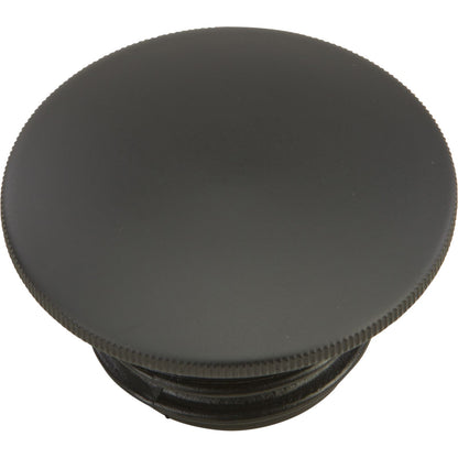Harddrive Gas Cap Screw-In Smooth Vented Matte Black 012572_1479328